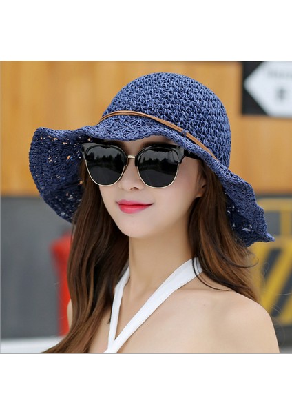 Plaj Şapkası Güneşlik Uv Koruma Yaz Balıkçı Şapkası (Yurt Dışından)