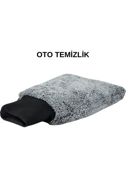 Oto Temizlik Mikrofiber Oto Yıkama Eldiveni - Araç Yıkama Eldiveni -Oto Temizlik