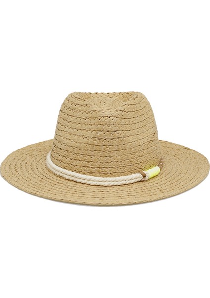 Rıbbon Straw Hat-W 4fx Kum Kadın Hasır Şapka