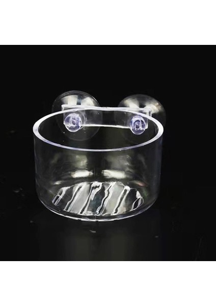 Şeffaf Stil 4.7CMX3CM Akvaryum Dekorasyon Asılı Balık Tankı Mini Kristal Akrilik Pot Polka Su Saksı Dikim Silindir Bardak Akvaryum Aksesuarları (Yurt Dışından)