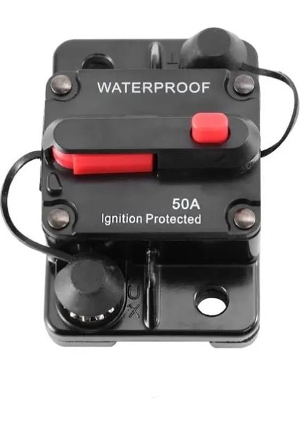 Otomatik Sigorta 50ah Devre Kesici Waterproof - 12v/24v
