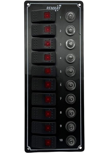 10'lu Switch Panel Tam Otomatik Sigorta Paneli