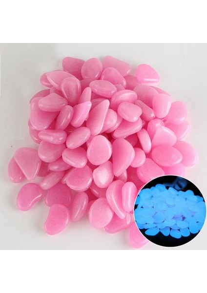 Pembe Tarzı 20 Adet Aydınlık Akvaryum Süsleri Taşlar Karanlıkta Düşük Aydınlık Çakıl Taşları Balık Tankı Peyzaj Dekorasyon Akvaryum Aksesuarları (Yurt Dışından)