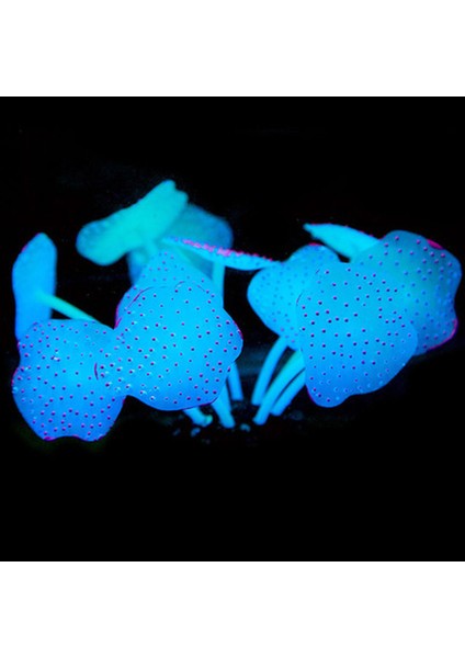 Gül Kırmızısı 5x 15 cm Stili 11 Yapraklar Silikon Parlayan Yapay Balık Tankı Akvaryum Mercan Bitkileri Sualtı Süs Balık Tankı Akvaryum Dekor Aksesuarları (Yurt Dışından) indirimleri