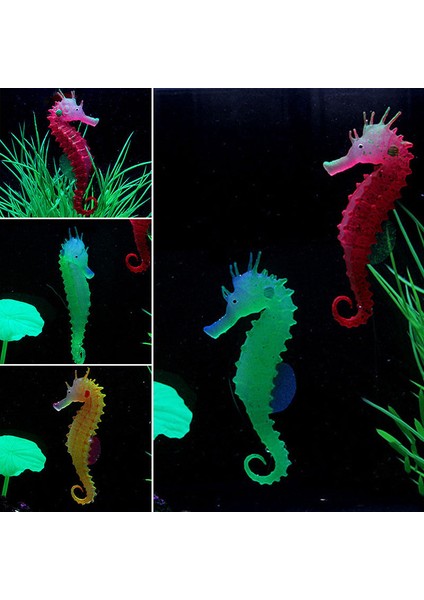 Turuncu Tarzı M Beden Yapay Akvaryum Deniz Atı Hipokampus Süsleme Balık Tankı Denizanası Dekoru Yeni (Yurt Dışından) fiyatları