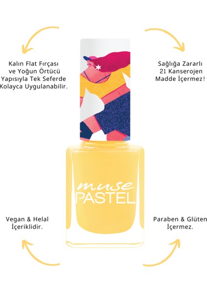 Sarı Oje 307 - Pastel