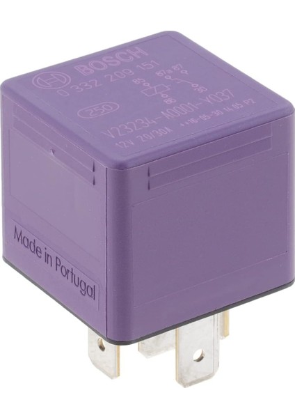 Mini Röle 12V 30AH 5 Uçlu 0332209151