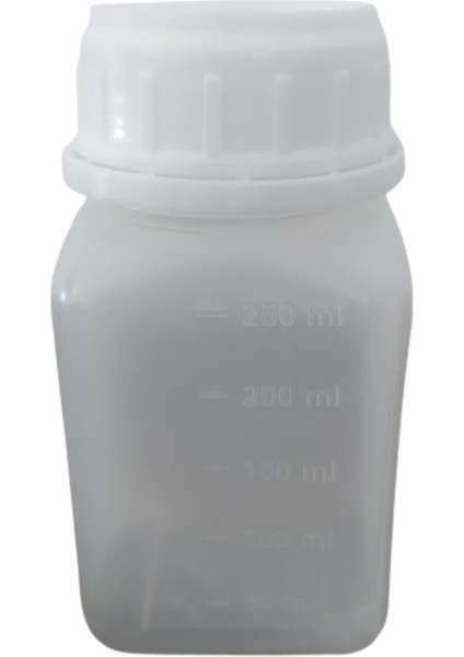 Su Numune Şişesi Tiyosülfatlı Steril Şeffaf 250 ml (21 Adet)