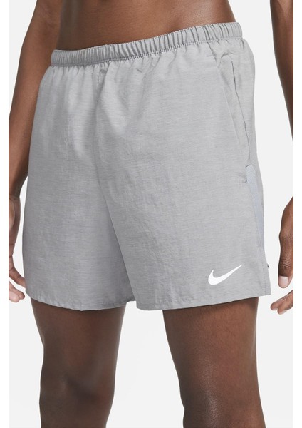 Challenger Dri Fit 5'' Inch Brief Lined Running Shorts Slip Astarlı Koşu Şortu Gri