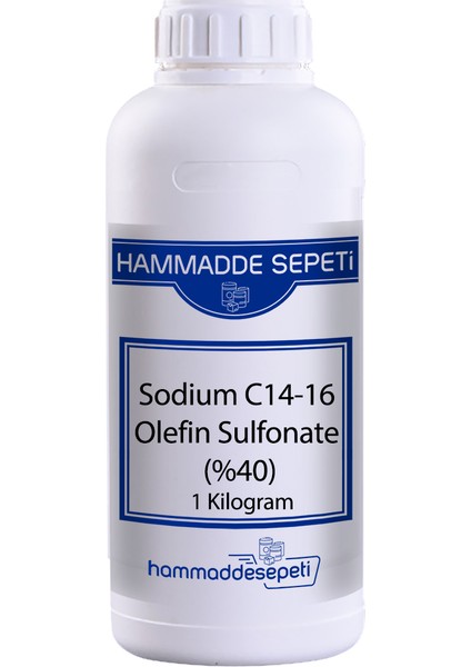 Sodium C14-16 Olefin Sulfonate (%40) 1 Kilogram