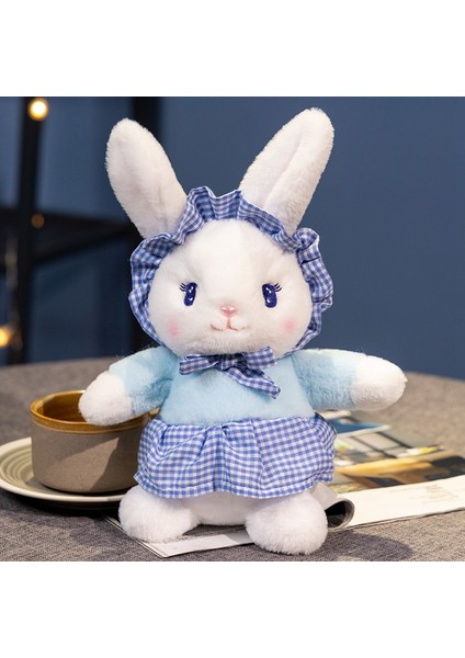 30 cm Küçük Taze Dantel Etek Loli Tavşan Bebek Beyaz Tavşan Peluş Oyuncak (Yurt Dışından)
