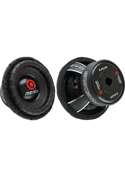 RS-KJ12 4 Ohm 30 cm Subwoofer Bas 3000 Watt Çift Bobinli