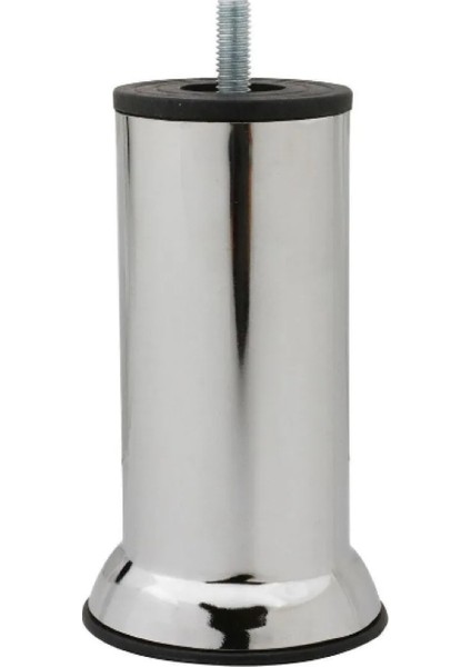 Baza Ayağı Koltuk Ayağı Yükseltme Ayağı Metal Ayak 4 Adet 10 cm (3/8 Kalın Diş)