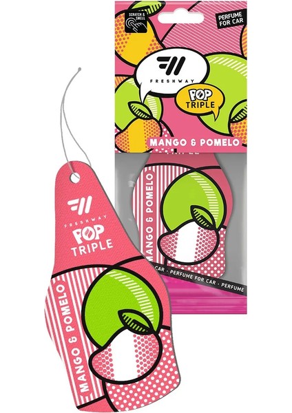 Freshway Fresh Way Pop Dry Triple Kağıt Asma Koku