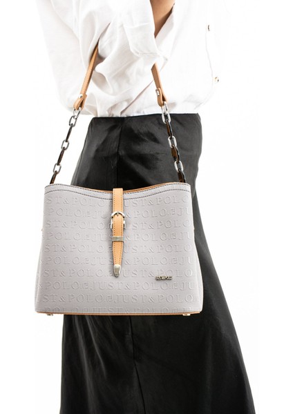 Gri Yeni Sezon 5 Bölmeli Kadın El & Omuz Çantası 24X19C MDS4104 fiyatları