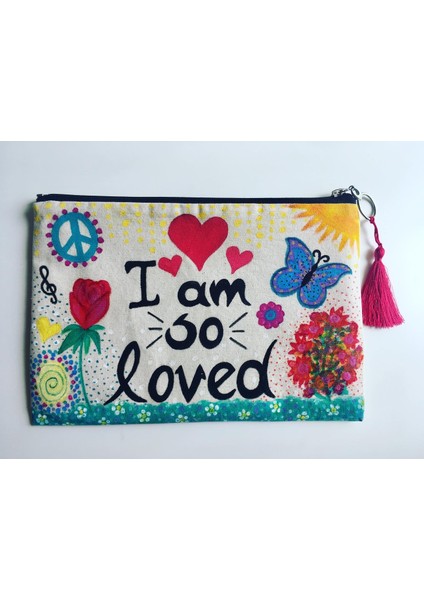 - "I Am So Loved" - Öyle Çok Seviliyorum Ki - Portföy/Clutch Çanta fiyatları