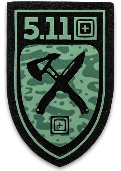 Crossed Blade Axe Patch