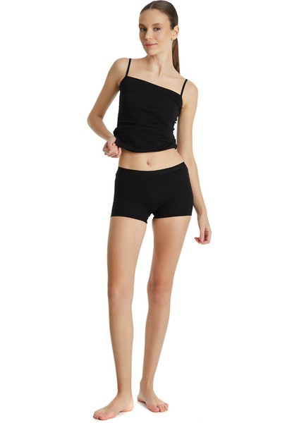 KADIN SİYAH BOXER 1301 modelleri