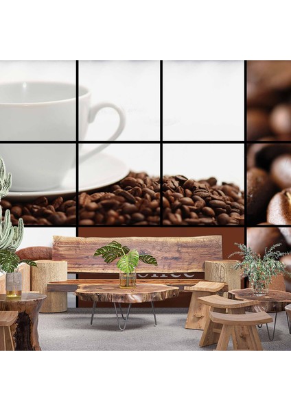 Cafe Için Duvar Kağıdı Baskı