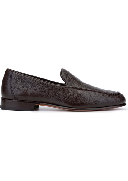 Erkek Deri Kahverengi Loafer Ayakkabı 183 29501 Erk Ayk Y24 Kahve