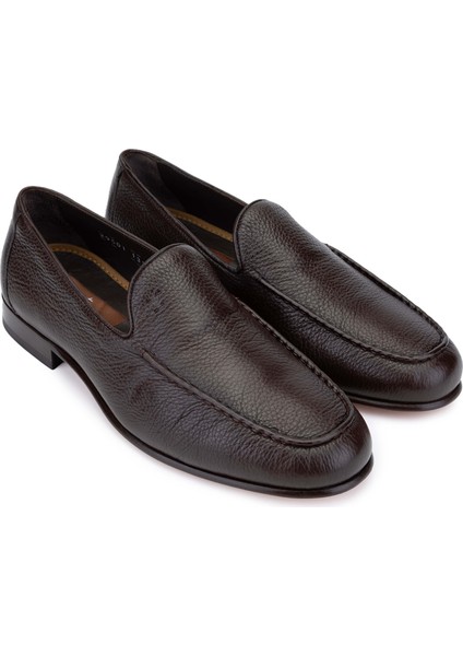Erkek Deri Kahverengi Loafer Ayakkabı 183 29501 Erk Ayk Y24 Kahve fiyatları