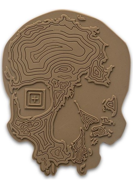 Topo Skull Desert Patch