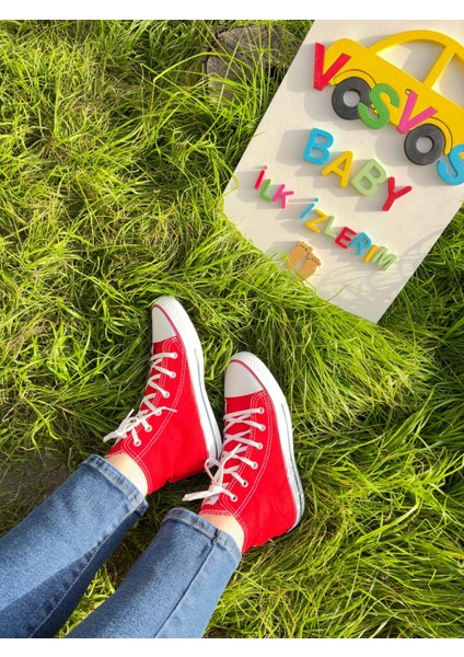 Kırmızı Bot Keten Yetişkin Ayakkabı fiyatları