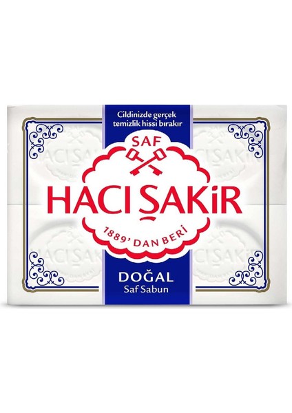 Hacı Şakir Saf Doğal Sabun 4lü (600 Gr)