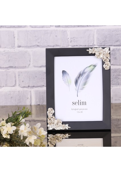 15X20 Rosengard Çerçeve Siyah Gümüş fiyatları