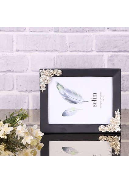 15X20 Rosengard Çerçeve Siyah Gümüş modelleri