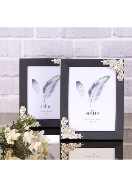 15X20 Rosengard Çerçeve Siyah Gümüş fırsatları