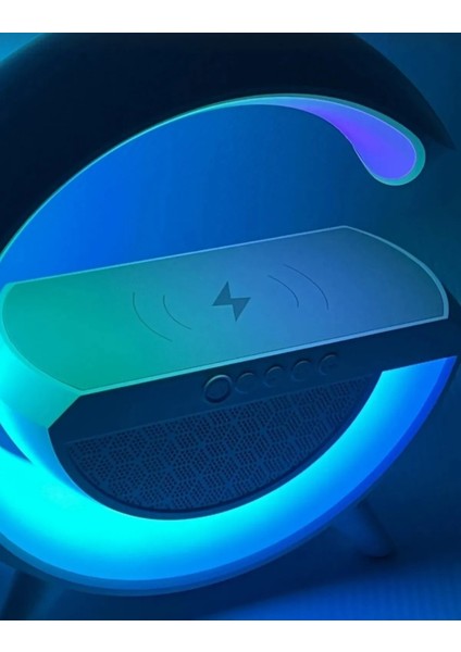 Rgb Işıklı-Aksesuar Kablosuz G Wireless Şarjlı Bluetooth Hoparlör Speaker-Magsafe Şarjlı-Ses Bombası fırsatları
