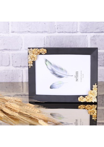 15X20 Rosengard Çerçeve Siyah Altın modelleri