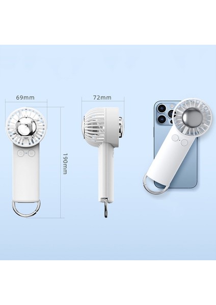 Handhd Ice Mini Astronot Gece Lambası Soğutma Fanı (Yurt Dışından)