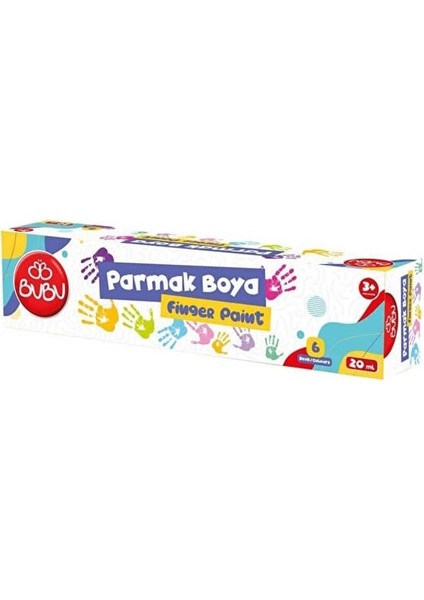 Parmak Boyası Fosforlu 6 Renk x 20 ml