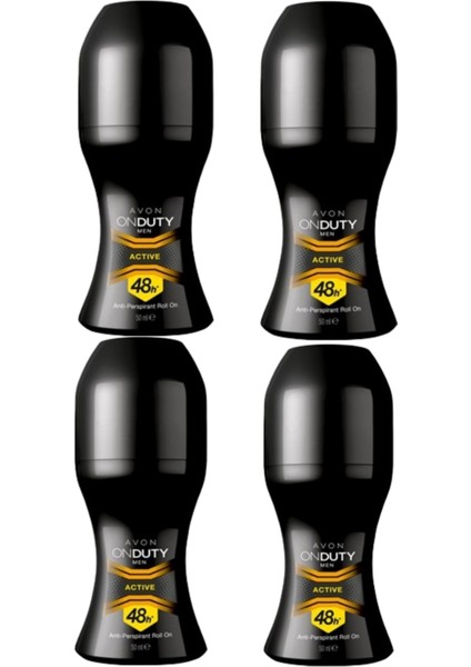 Onduty Active Erkek Rollon 50 Ml. Dörtlü Set