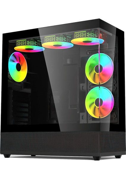 V920 Micro Atx Gamıng Case 750W 80+Bronze  - Xgamıng black