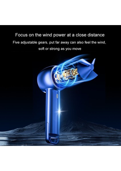 Katlanabilir Dijital Ekran Handhd Turbo Fan (Yurt Dışından)