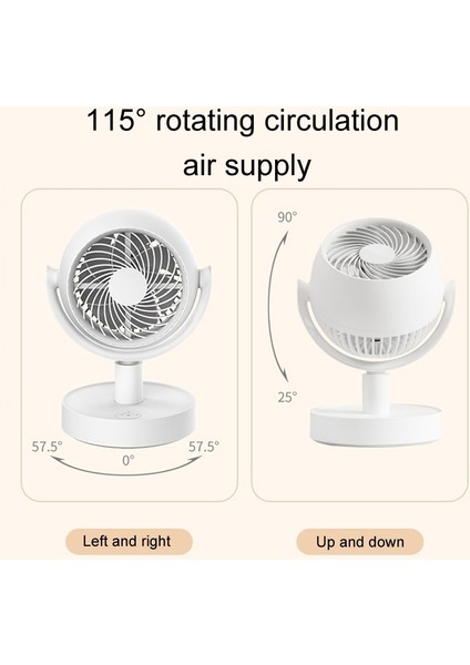 Ev Masaüstü Hava Sirkülasyon Fanı USB Tak (Yurt Dışından)