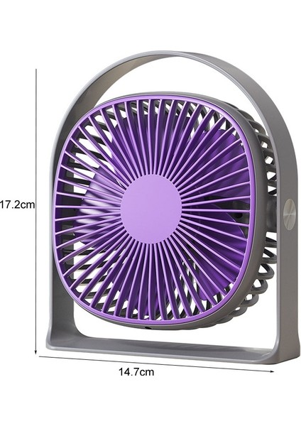 Yaz USB Şarjlı Gece Lambası Masaüstü Fanı (Yurt Dışından)