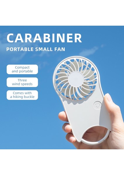 Askı Tokası Mini Handhd Fan F12 (Pembe) (Yurt Dışından)