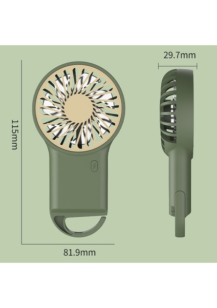 Handhd Katlanabilir USB Şarj Edilebilir Mini Sessiz Fan (Yurt Dışından) modelleri