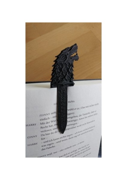 3'lü Winter Is Coming Kitap Ayracı, Game Of Thrones Kitap Ayracı
