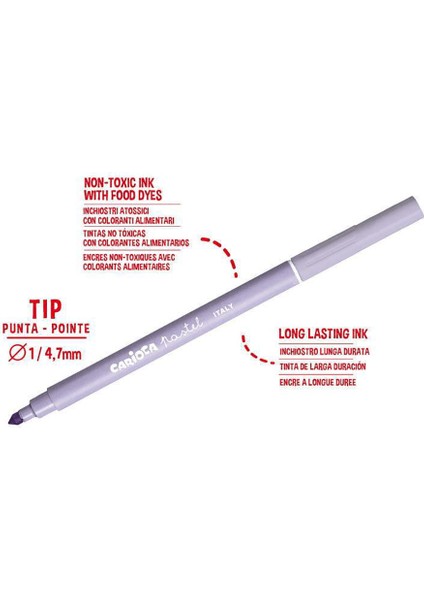 Pastel Süper Yıkanabilir 8’li Keçeli Boya Kalemi 43032 modelleri