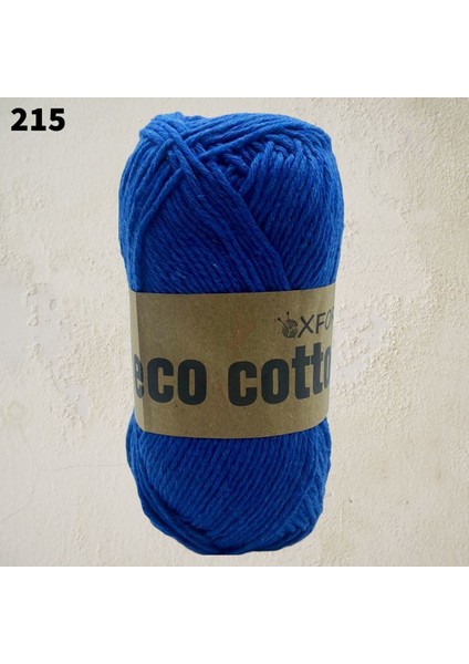 5’li Paket Eco Cotton - Rejenere Cotton Ip - 215 Çivit Mavi