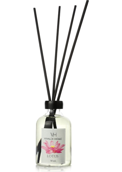 Lotus Çiçeği Çubuklu Oda Kokusu Esansiyel Uçucu Yağ 50ML