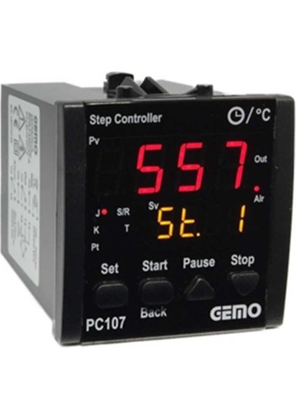 PC107-230VAC-S "auto-Tune Pıd" Sıcaklık Kontrol Cihazı