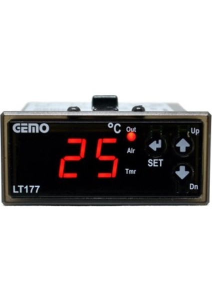 LT177N-230VAC-R Isıtma/soğutma Fonksiyonlu On/off Sıcaklık Kontrol Cihazı + GM-NTC-105C Prob