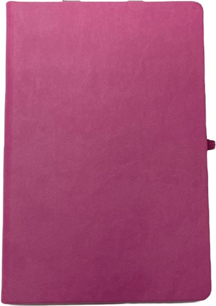 Notebook Termo Deri 15X21 Kenar Boyalı Çizgili Lastikli Tarihsiz Ajanda