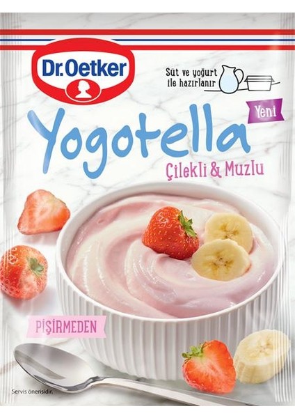 Yogotella Çilekli Muzlu 68 gr. (6'lı)